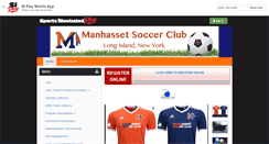Desktop Screenshot of manhassetsoccer.com